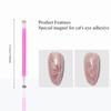 1 шт. Магнитная палочка для дизайна ногтей «кошачий глаз» для гель-лака с эффектом 3D-линии и полосками, сильные магнитные ручки-инструменты для гель-лака