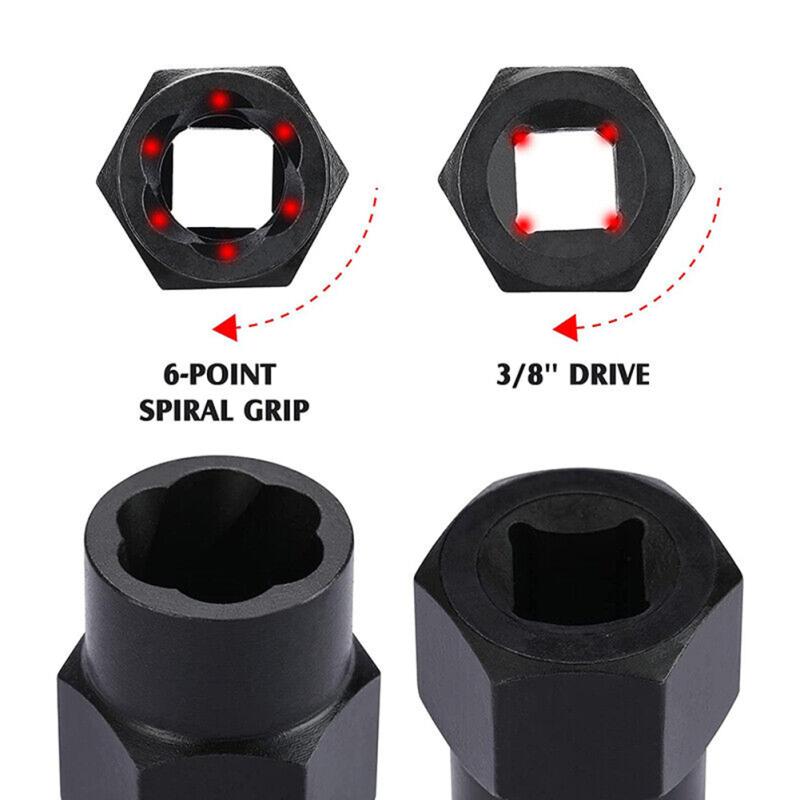 Инструмент для извлечения болтов с шестигранной головкой и нескользящей поврежденной гайкой, инструмент для удаления болтов, инструмент для ремонта автомобиля