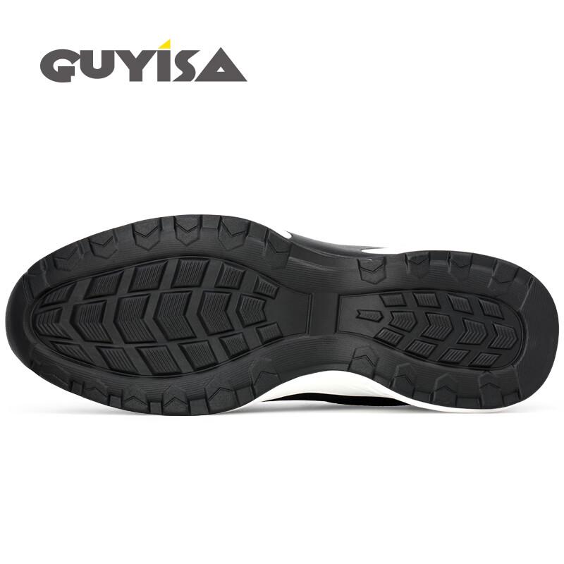 GUYISA 2007 Мужская летняя дышащая рабочая обувь с защитным стальным носком