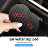 2026 Hot For VOLKSWAGEN VW 2pcs Car Water Cup Holder Mat Anti Slip Insert Coasters Pads For Volkswagen Golf 4 5 6 7 GTI Tiguan P
