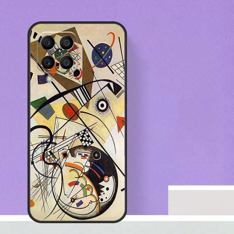 Абстрактный чехол Wassily Kandinsky для Samsung Galaxy M14 M34 M54 M31 M11 M13 M53 M51 M12 M32 M52 M16 M36 M56 M15 M35 M55
