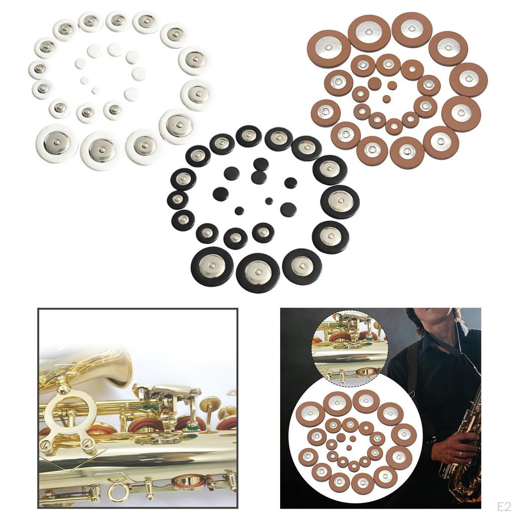 Набор подушек для альт-саксофона, 25 штук, аксессуары, просты в использовании, профессиональная прямая замена