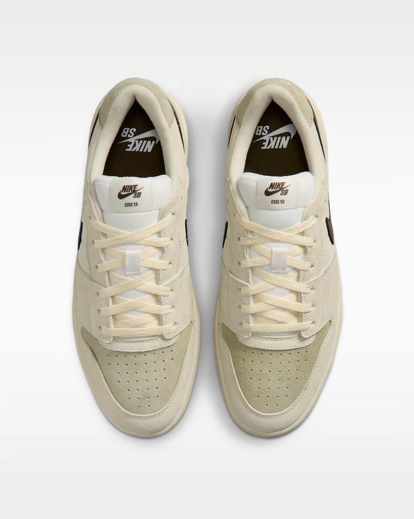 IB0108-101 Nike SB Code 58 "Pale Ivory/Light Khaki" (Men's)