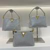 Flash Diamond Silver Portable Bucket Bag Blingbling Versatile Fashion Commuter Bag Summer New Shoulder Bag