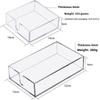 Acrylic Plastic High Transparency Trendy Instagram-style square Napkin Holder and Tissue Box for Table and bar Decor Parties