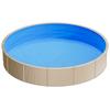 365.7 cm Pool Liner, Round Overlap Swimming Pool Liner for 90 cm Wall Height, Premium Vinyl, Easy Install with Leak-Proof Patches, Designed for Steel