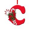 New Creative English Letter Hanging Acrylic Flat Christmas Tree Home Party Decoration Gift