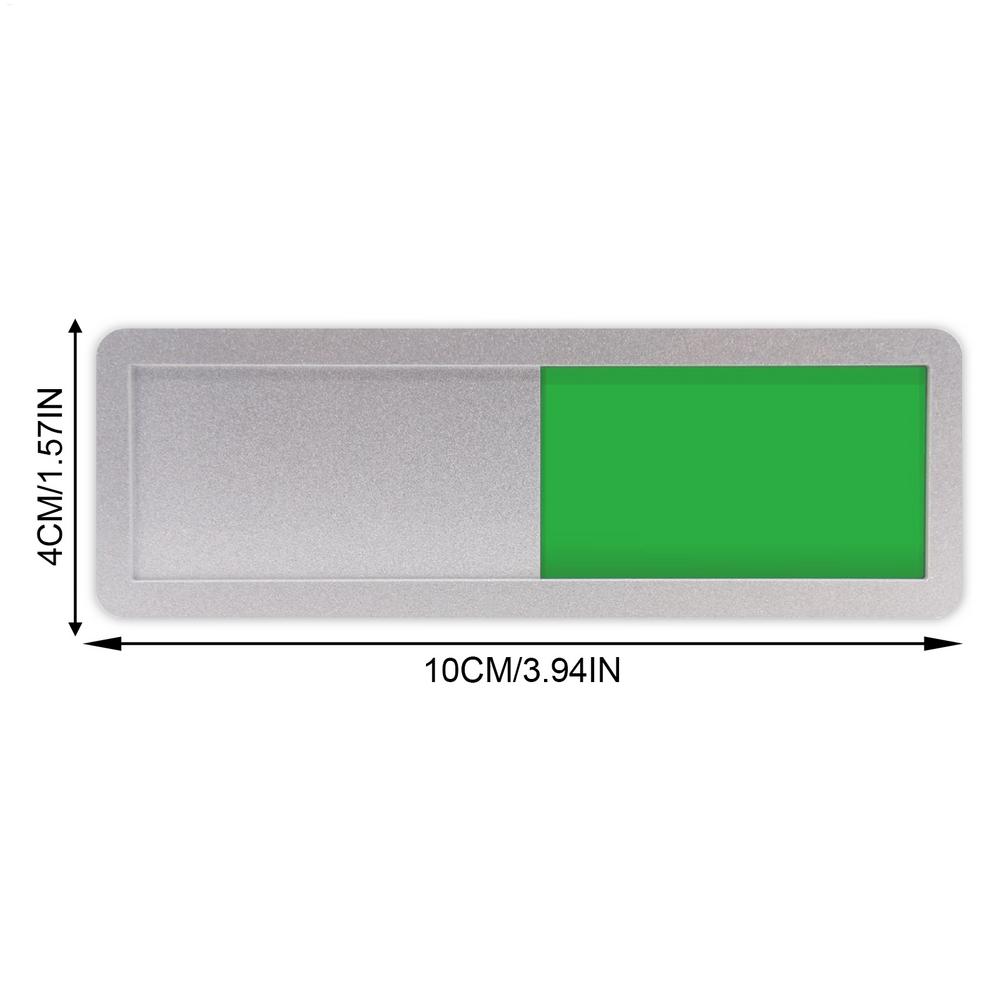 Sliding Acrylic Occupied Vacant Door Sign Non-Scratch Status Indicator for Office, Restroom, Meeting Room & Hotel