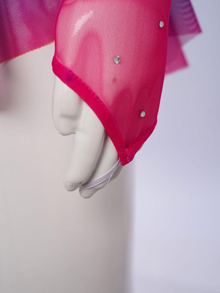 Платье для выступлений для девочек - Блестящее контрастное асимметричное платье для фигурного катания со стразами (Круглая шея)