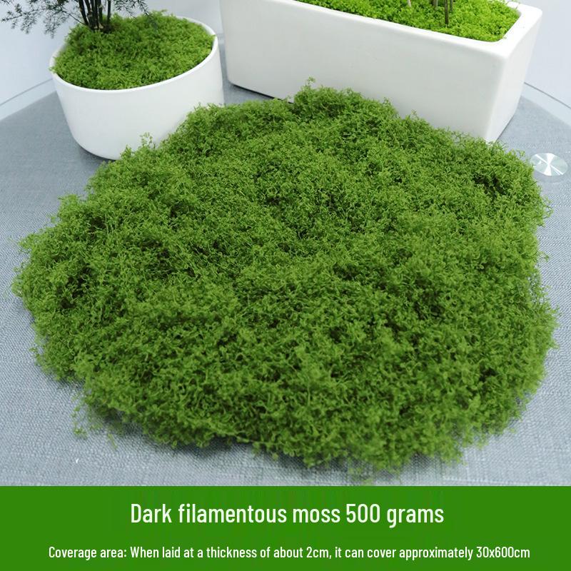 Artificial Moss Turf and Rockery Stones for Horticulture, Landscaping, and Bonsai Decor