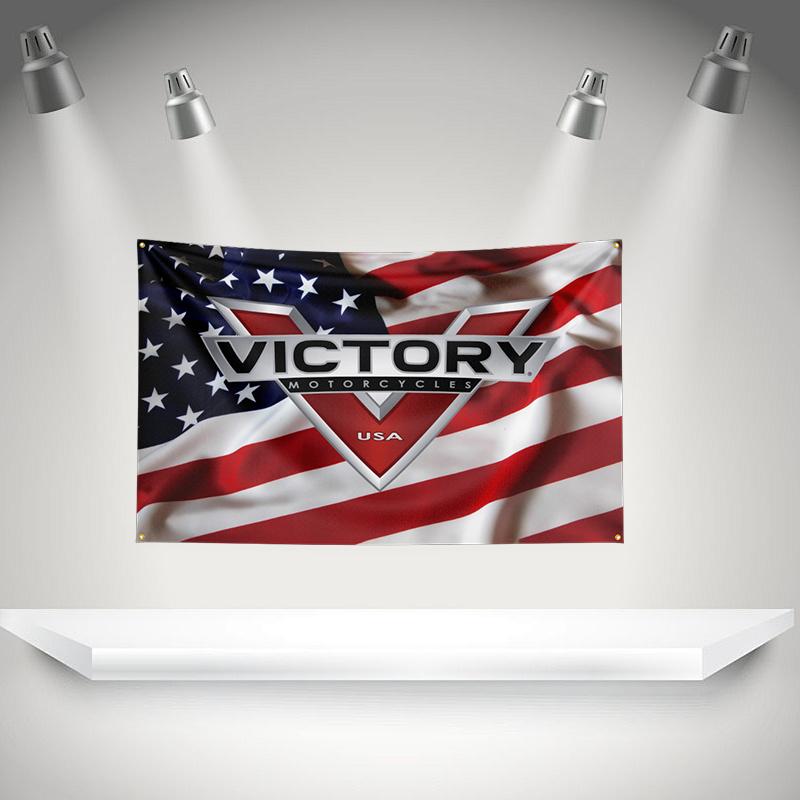 Тканевое панно V-Victorys 9 Моторное масло Фон с флагом HD Печать Выставка, Гонки, Автолюбители, Веранда, Декор гаража