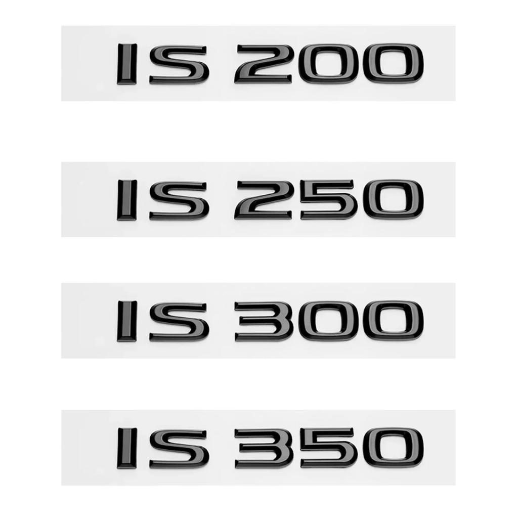 Логотип на багажнике Lexus IS200 IS250 IS300 IS350 IS500, модифицированный, с буквами, из ABS-пластика.