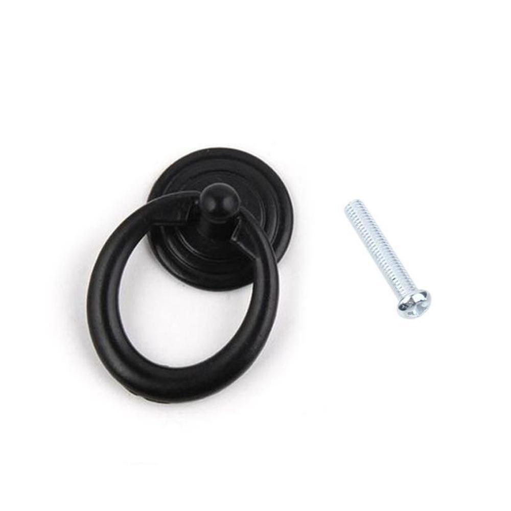 Wood Case Drop Ring Cabinet Knobs Drawer Pulls Cabinet Ring Pulls Furniture Handles Ring Handles