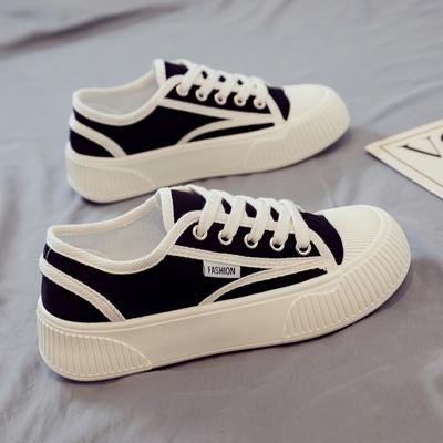 Новые женские массивные парусиновые туфли Летние универсальные туфли-эспадрильи на танкетке для девушек Женские повседневные кроссовки Плоская обувь De Mujer