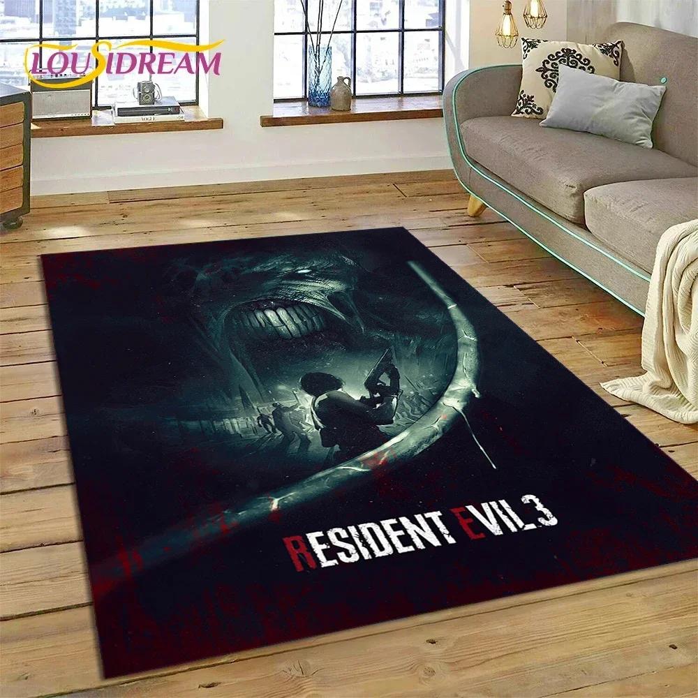 3D Игры Хоррор R-Resident Evil Ковер Игровой Коврик для Спальни Гостиной Домашний Декор Дивана, Детская Игра Большой Декор Напольный Коврик