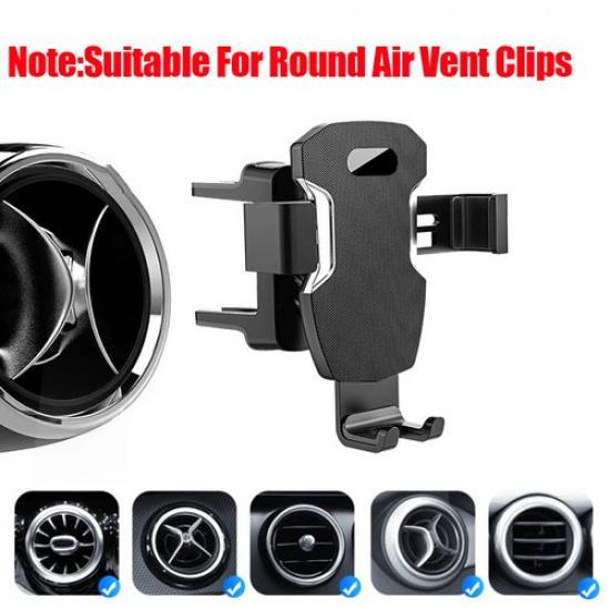 Car Phone Holder Air Vent Support Clip 360° Rotation Gravity Mount Holder Stand