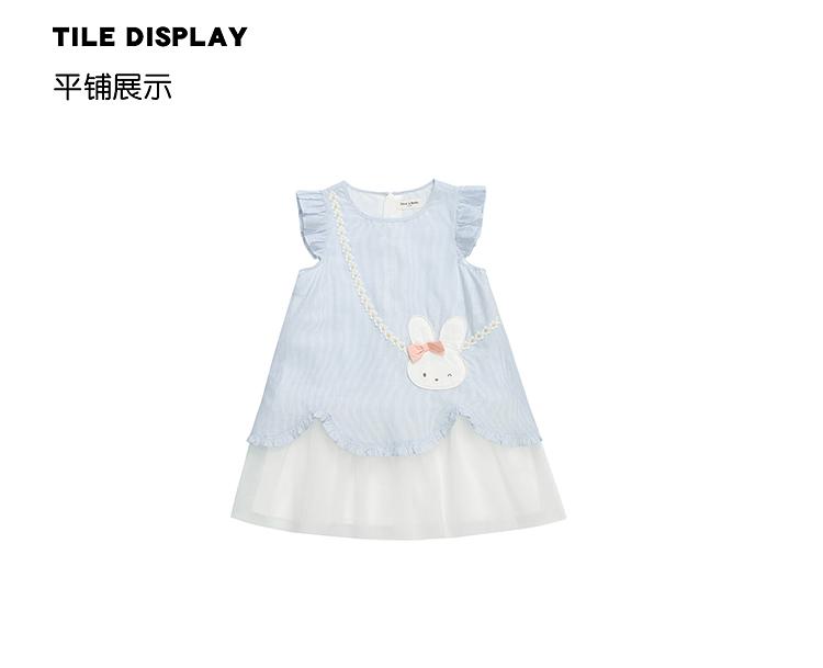 Girls' mesh dress 2026 summer new children's dress, thin Korean version princess dress for baby girls, summer outfit