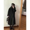 Hepburn Style Retro Woolen Coat for Women - Petite Korean Mid-Length, 2025 Autumn/Winter Collection