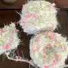 100g Flowers Fancy Yarn Colorful Woven Thread New Blended Yarn Handbag Crafts