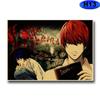 Аниме Тетрадь смерти настенные постеры исследование гостиной домашний декор HD принты фотографии комиксов искусство винтажный плакат бар кафе наклейки на стену