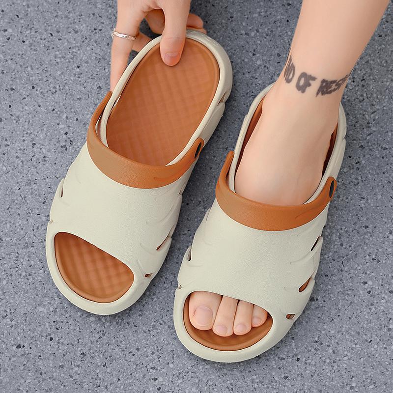 Тапочки для мужчин Мужские сандалии Обувь для мужчин Нескользящая обувь Износостойкие пляжные мягкие и удобные тапочки для ванной Новые