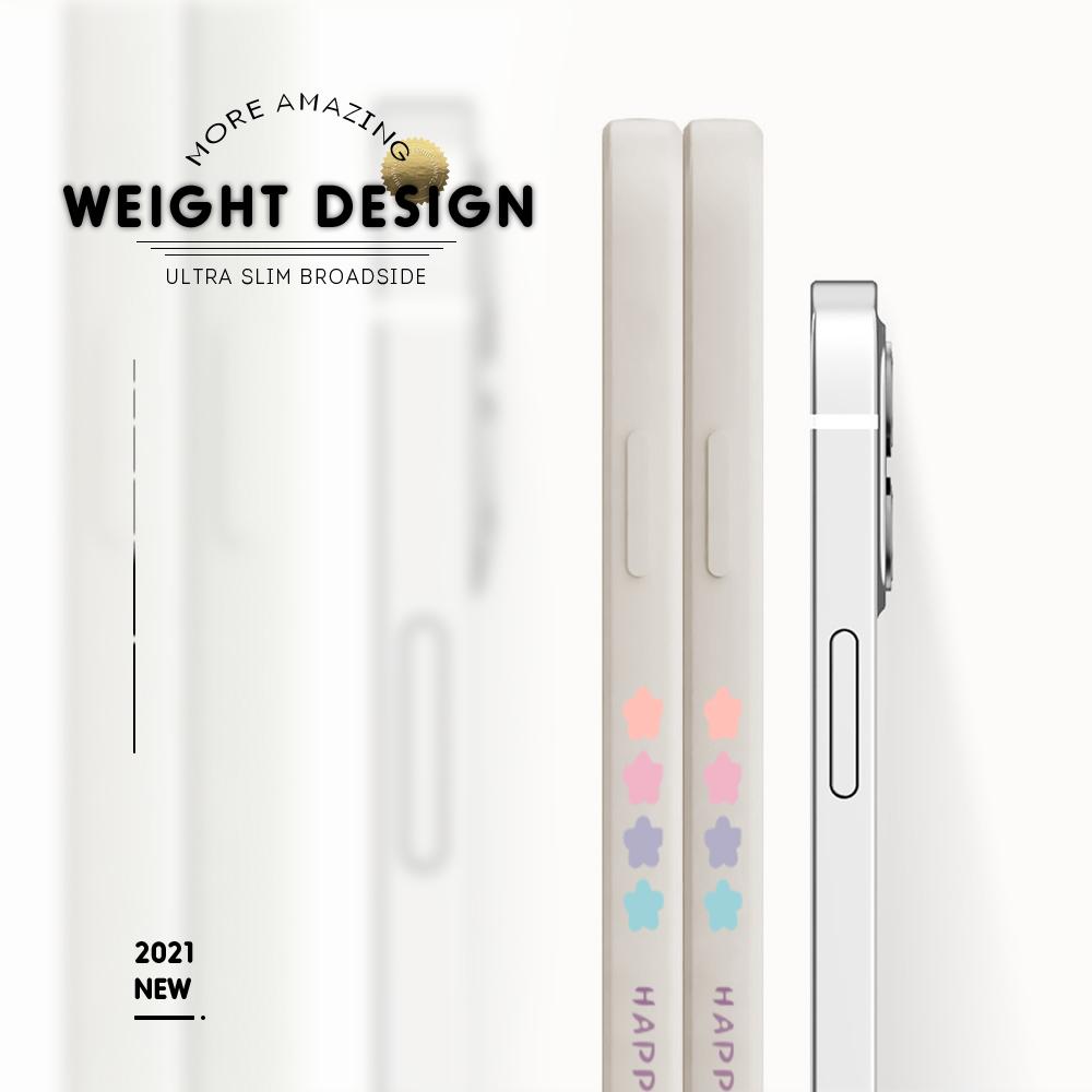 Чехол для телефона с мультяшным красочным узором и квадратным жидким силиконом TPU с полным покрытием для камеры, противоударный защитный чехол для OPPO Reno Realme