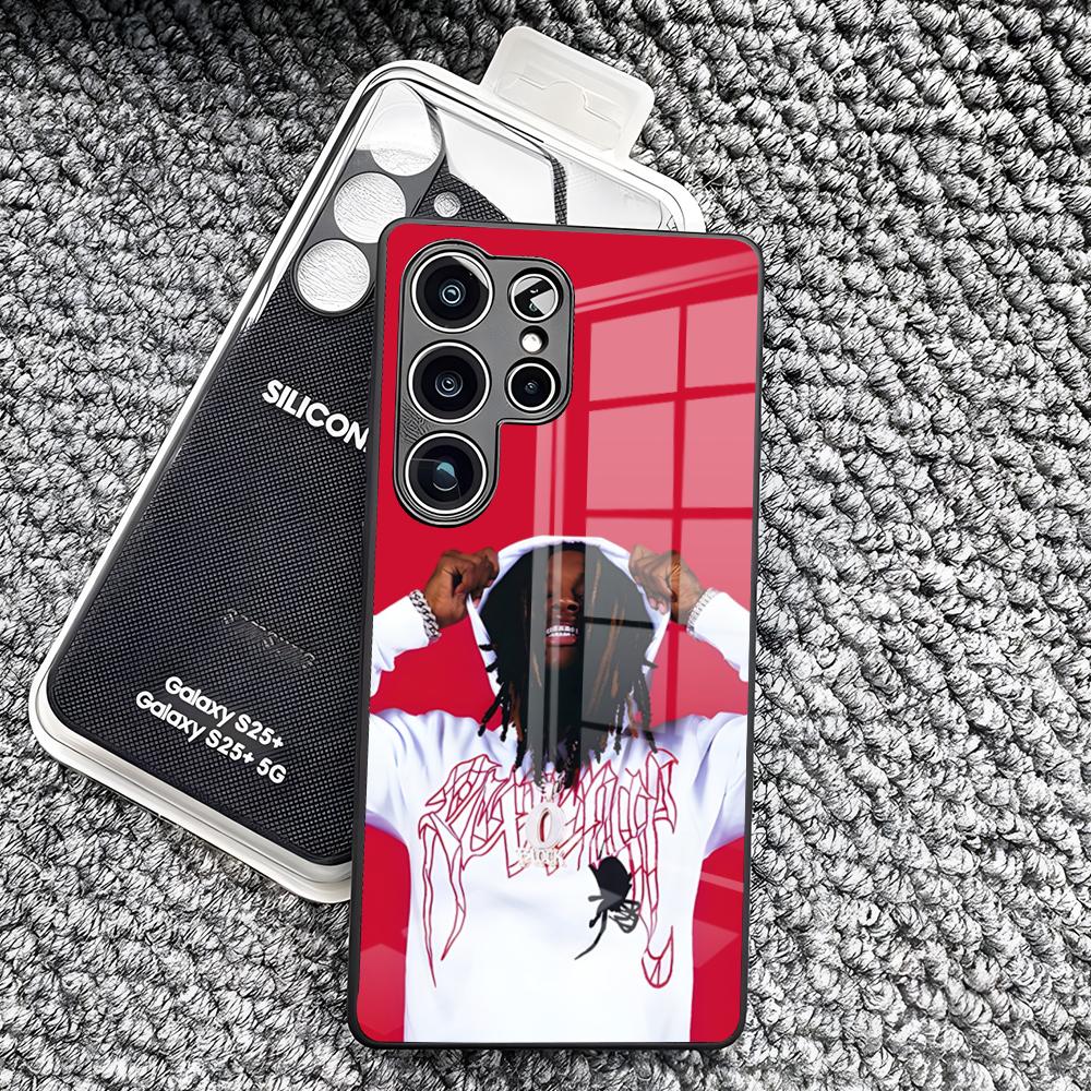 Rapper K-King Von Cool Phone Case For Samsung S26 Ultra S25 Edge Ultra S23 S22 S21 S20 Ultra Plus S24 Fe A25 Glass Cover
