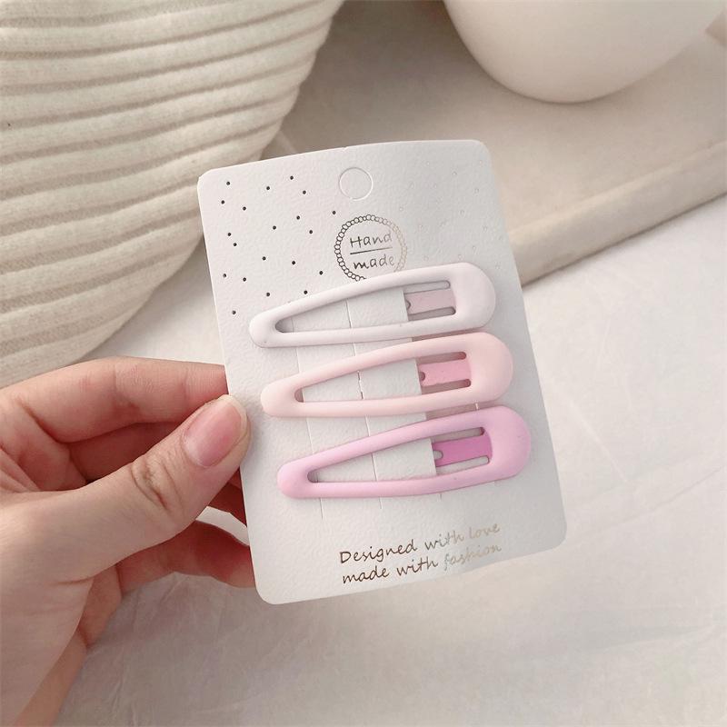 Versatile Pink Star Hair Clip for Girls - Ideal for Side Bangs and Forehead Fringes