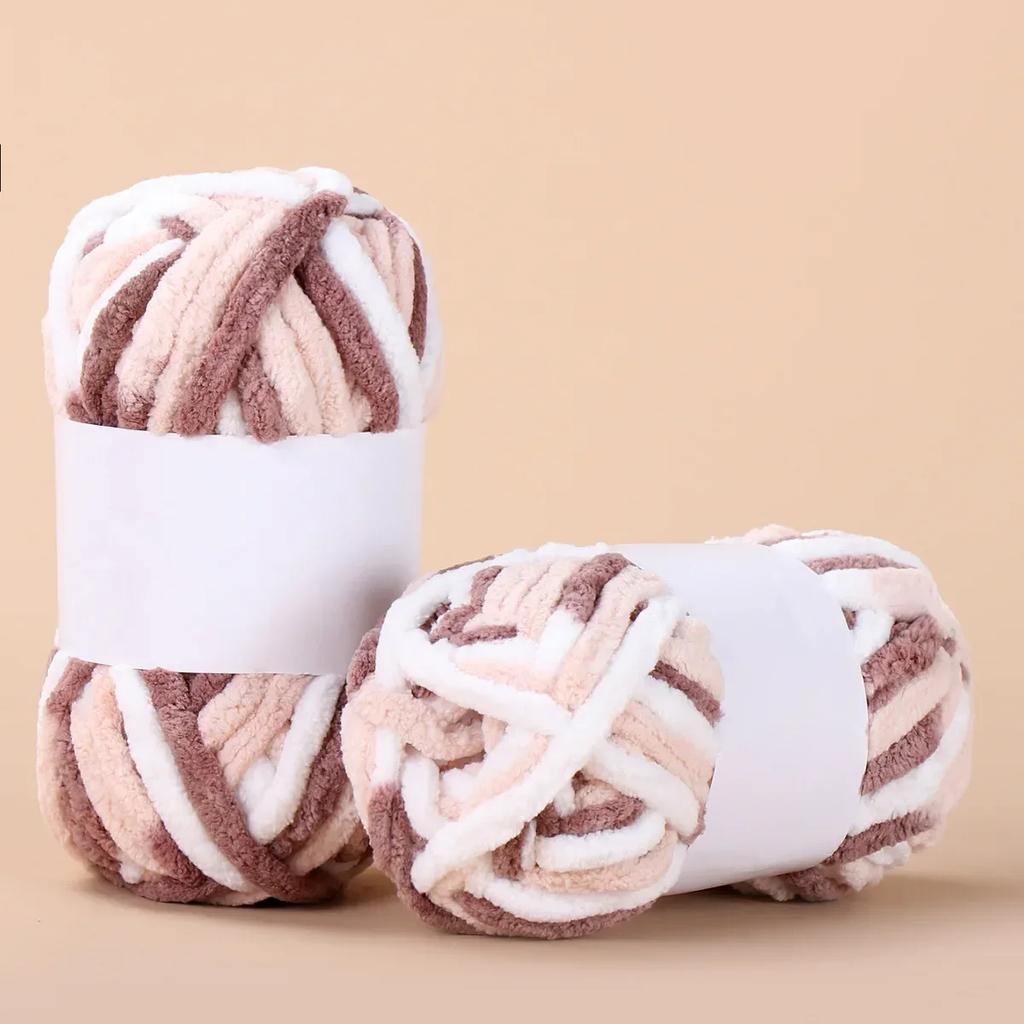 50g Thick Velvet Yarn Handmade DIY Knitting Yarn Wool Line Baby Scarf Hat Soft Chenille Yarn Knit Wol Crochet Knitting