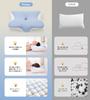 Pursay No Neck Memory Foam Регулируемая высота 3D Стабильный Снимает скованность шеи Прямой сон на боку на животе на спине Удобный звук Хороший храп