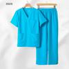 Factory Direct Cross-border Polyester Cotton Split Suit Operating Room Men and Women Doctors and Nurses Work Clothes