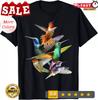 NEW Hummingbird In Flight Hummingbird Gift I Love Hummingbird Tee T-Shirt S-3XL