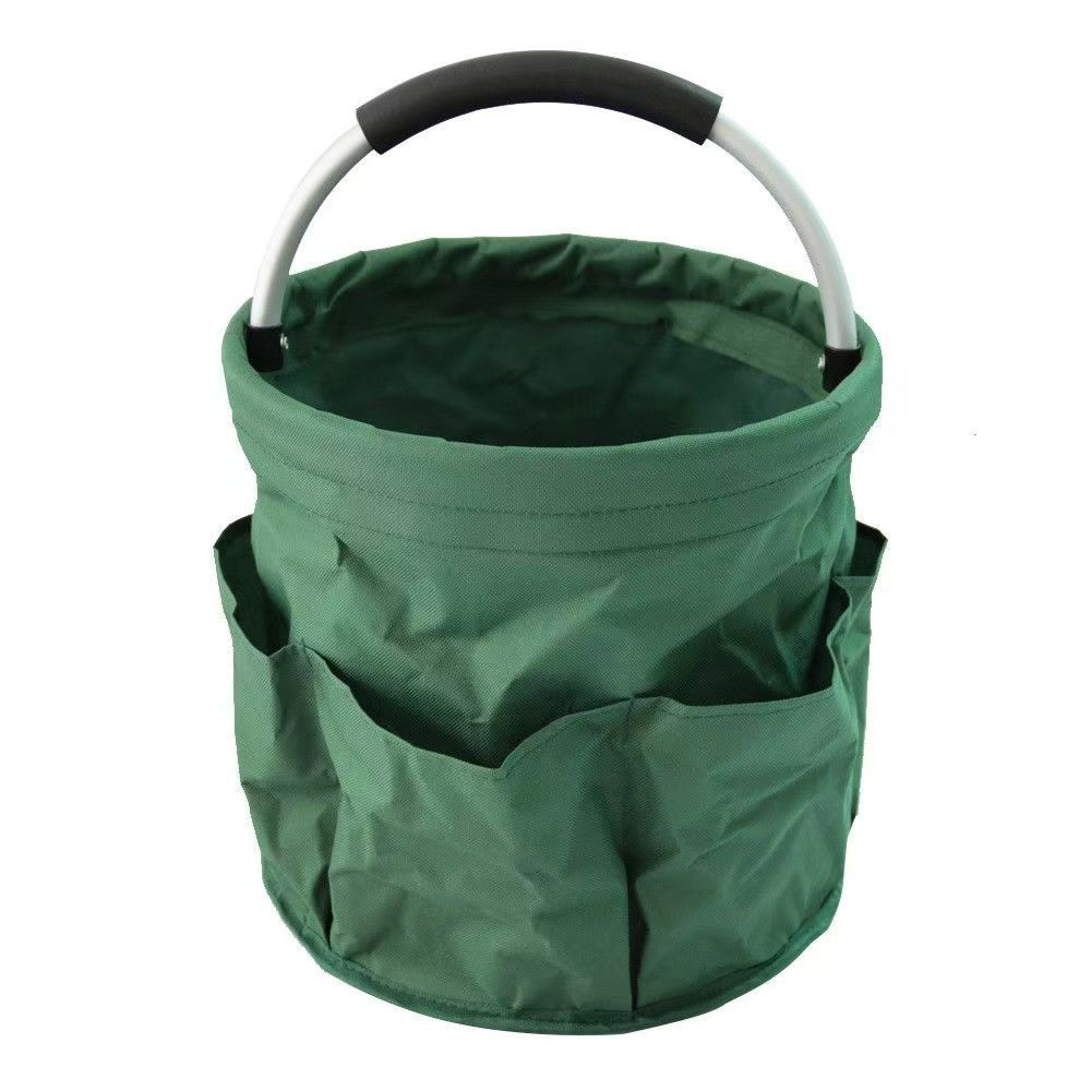 New Outdoor Camping Aluminum Handheld Storage Basket Multi Functional Large Capacity Foldable Storage Basket, Tool Storage Bag