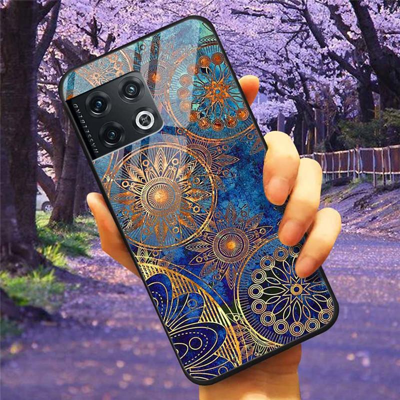For OnePlus 10 Pro 5G Case 6.7'' Tempered Glass Starry Marble Hard Back Cover for One Plus 10Pro Funda Capa Oneplus10pro Coque