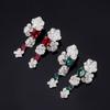 Элегантные серьги-гвоздики, роскошные старинные серьги с рубинами, изумрудами и розами, серьги с цирконием для женщин