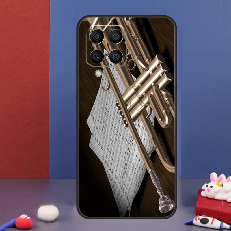 Piccolo Trumpet Brass Instruments Case For Samsung Galaxy M31 M21 M11 M13 M54 M34 M14 M56 M36 M16 M53 M32 M52 M35 M55 M15 M06