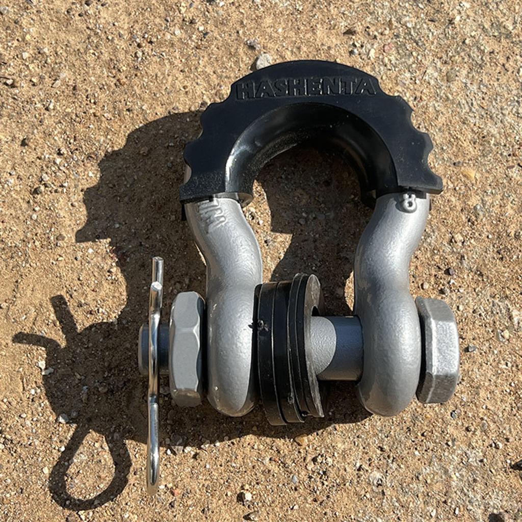 2 шт. D-образная скоба для якоря 5/8", прочная буксировочная скоба с прочностью на разрыв 28660 фунтов для восстановления внедорожника Jeep