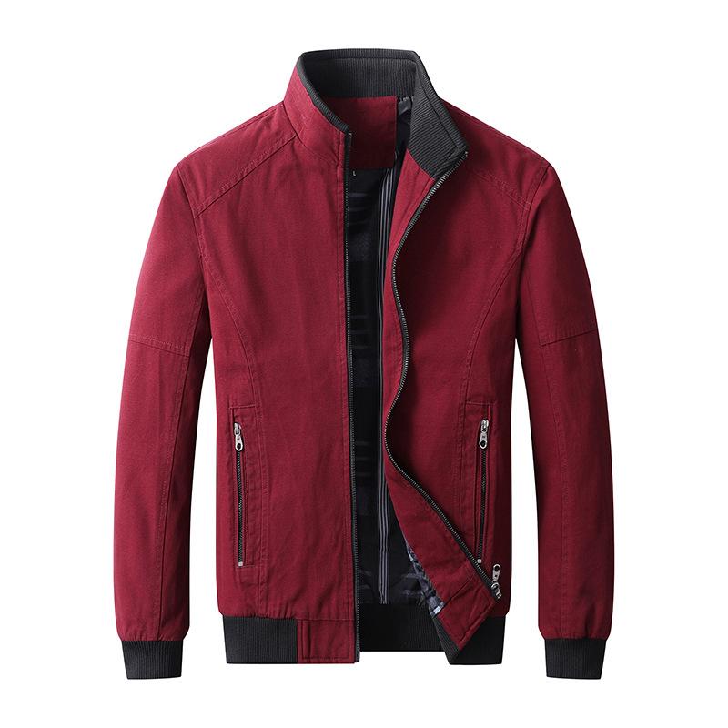 Куртка модная мужская куртка весна и осень новая куртка мужская корейская повседневная мужская куртка с воротником-стойкой