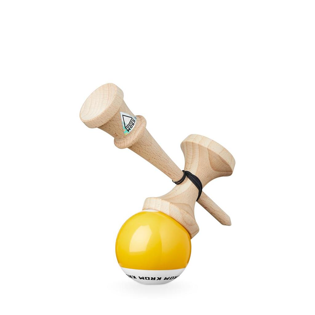 Kendama KROM POP Chrome Pop LOL Sticky Clear (Yellow)