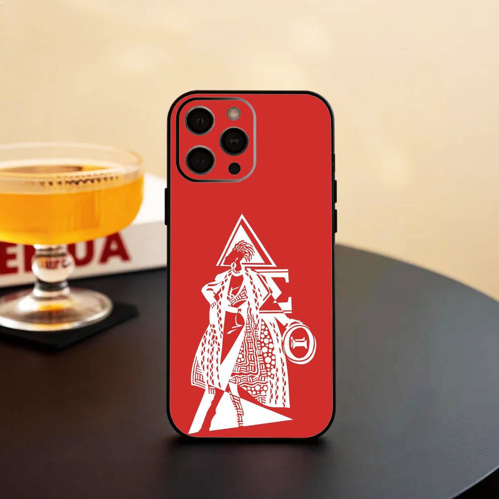 D-Delta S-Sigma T-Theta Phone Case Silicone Soft For IPhone 17 16 15 14 13 12 11 X XR Plus Pro Max Plus