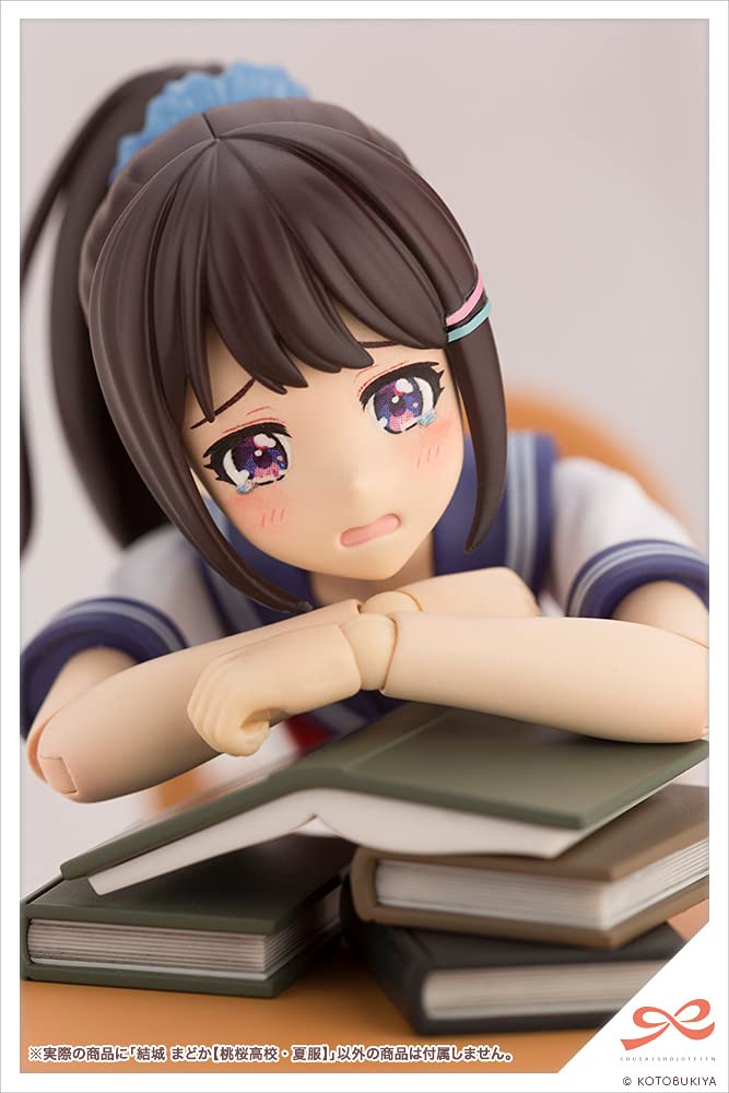 Пластиковый набор для летних моделей Kotobukiya Sosai Madoka Yuuki High School, разноцветная футболка для девочек (Униформа Тохо)