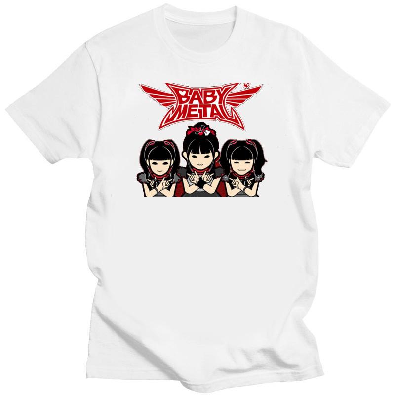 Горячая Распродажа Японская Babymetal Band Футболка Летняя Модная Творческая Футболка Футболка J-Pop Взрослые Смешные Топы Унисекс Короткий Рукав