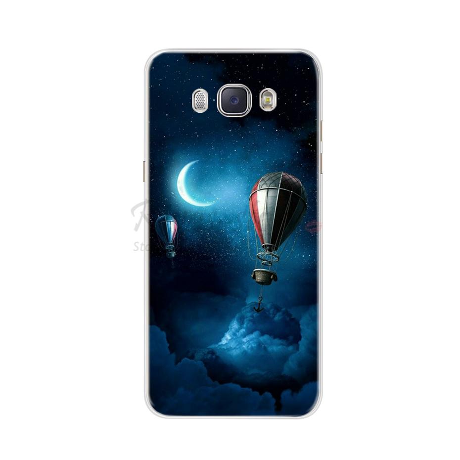 Для чехла Samsung Galaxy J5 2016 Чехол J510 J510F Обложка Цветы Расписная Задняя Защитная Крышка Телефона Для Coque Samsung J5 2016 Чехол