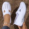 Women's Shoes Slip-On Flat Shoes Breathable Knit Casual Shoes Comfortable Shoes for Spring