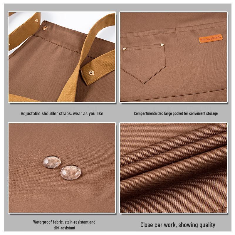 Кухонные фартуки на заказ, водонепроницаемые и маслостойкие - Пятностойкие, с принтом, для кейтеринга.