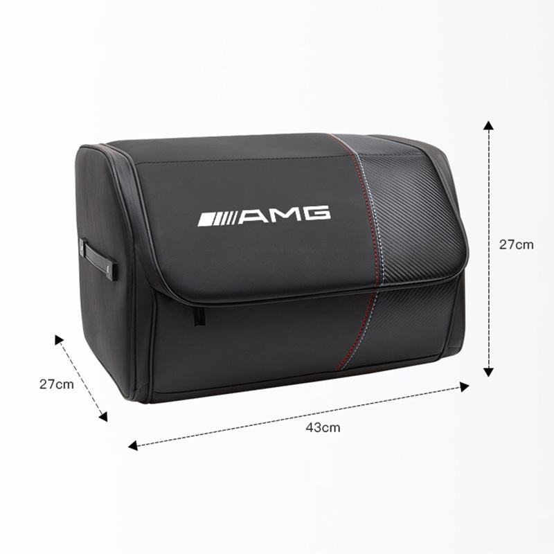Car Trunk Organizer Zipper Foldable Storage Box Tire Valve Cap For Mercedes Benz AMG E S C A B Class GLE GLS CLA CLE GLC CLS GLA PK9