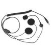 Helmet Headset Microphone Portable Dynamic Noise Reduction 2 Meters Extension Cord Full Face Helmet