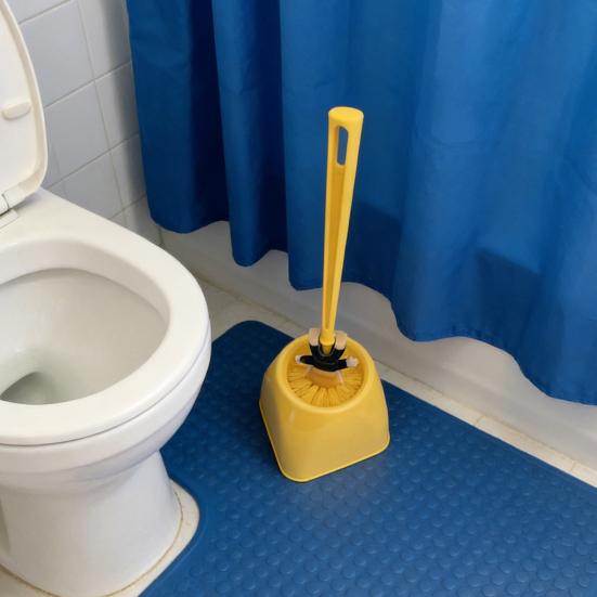 1/2 шт. Туалетная щетка с длинной ручкой, Декор в виде мультяшной куклы, Щетка для чистки ванной комнаты с подставкой, Юмористический декор для ванной комнаты