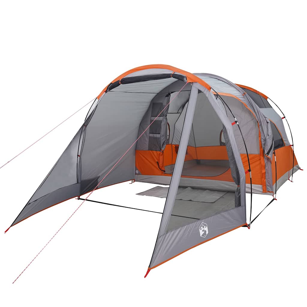 4 Person Tunnel Tent Gray Waterproof