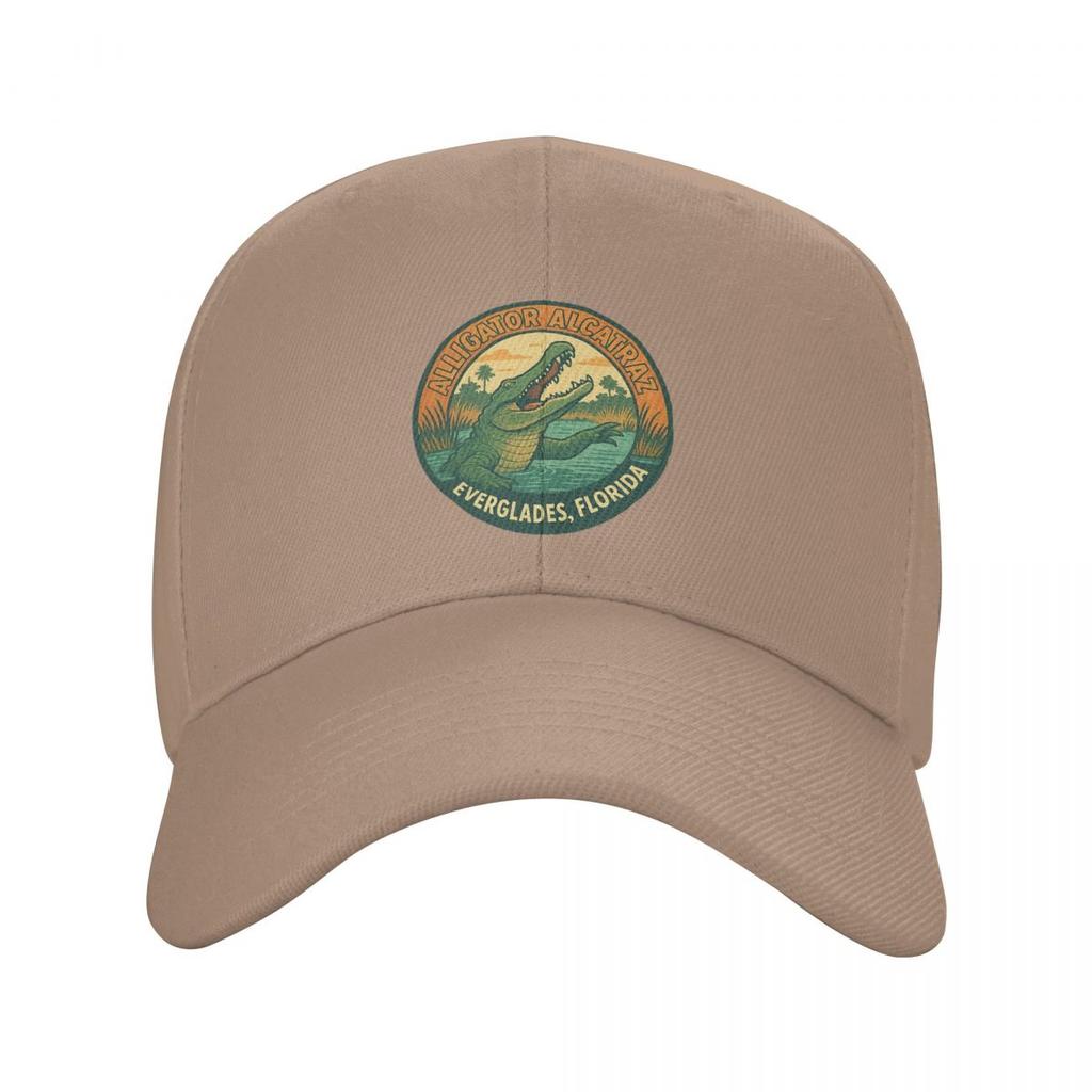 Аллигатор Алькатрас Флорида Эверглейдс Бейсболки Snapback Мужские Женские Шляпы Кепка для улицы Streetwear Бейсбольная кепка Кепка